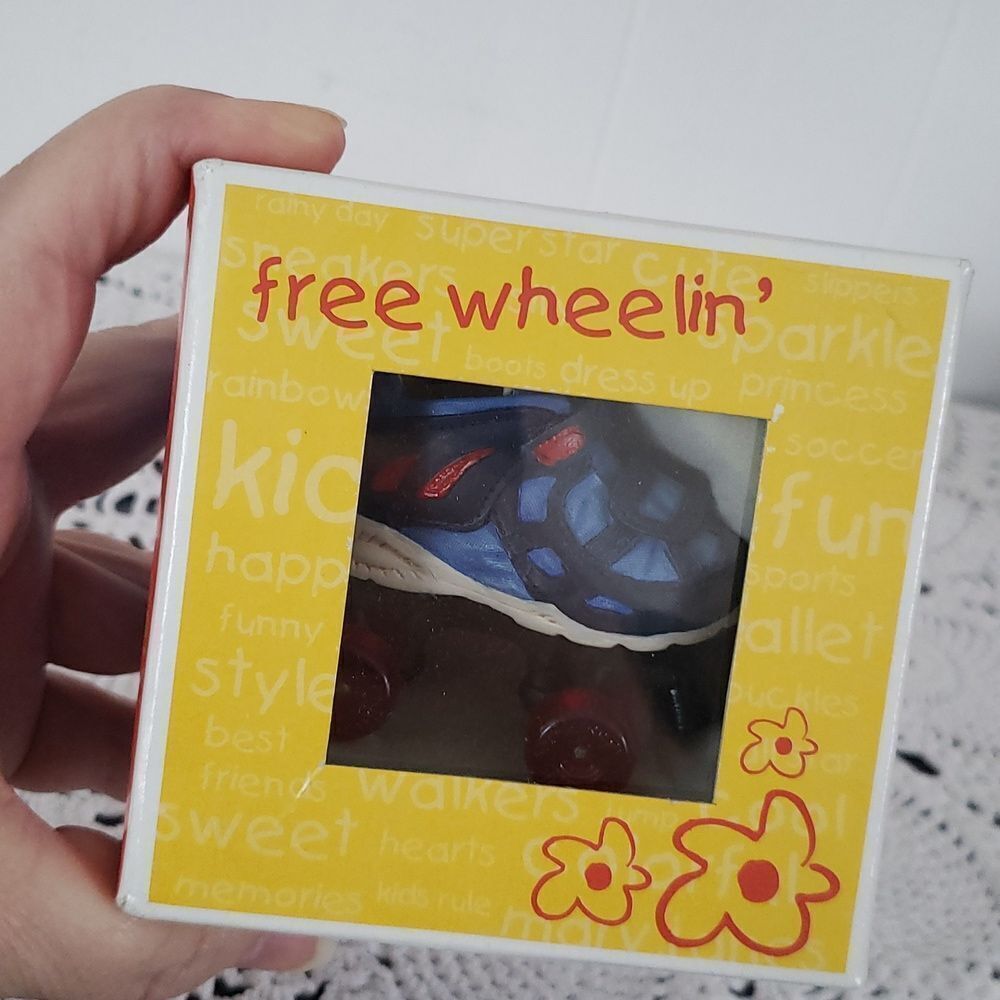 Vtg 2003 'Just the Right Shoe' Collectible Miniature "Free Wheelin" by Raine